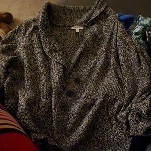 Croft & Barrow grey sweater